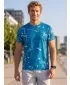 Funktionelles Premium-T-Shirt für Herren ALTISPORT VOJ/ALM034TR01 KEROSIN