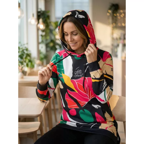  Hochwertiges Funktions-Sweatshirt für Damen ALTISPORT VOJ/ALW042MI03 SCHWARZ 