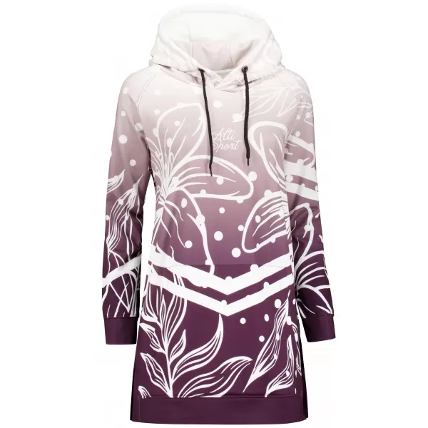  Hochwertiges Funktions-Sweatshirt für Damen ALTISPORT VOJ/ALW045MI03 LILA/WEIß 