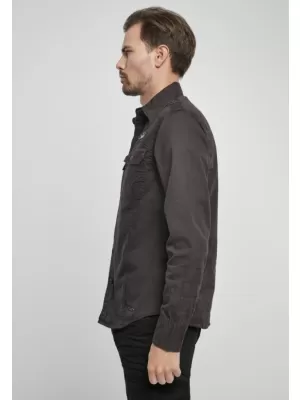 Hemd BRANDIT LUIS VINTAGE BD4023 SCHWARZ
