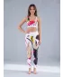 Lange Premium-Funktionsleggings für Damen ALTISPORT VOJ/ALW042LEG01 WEIß