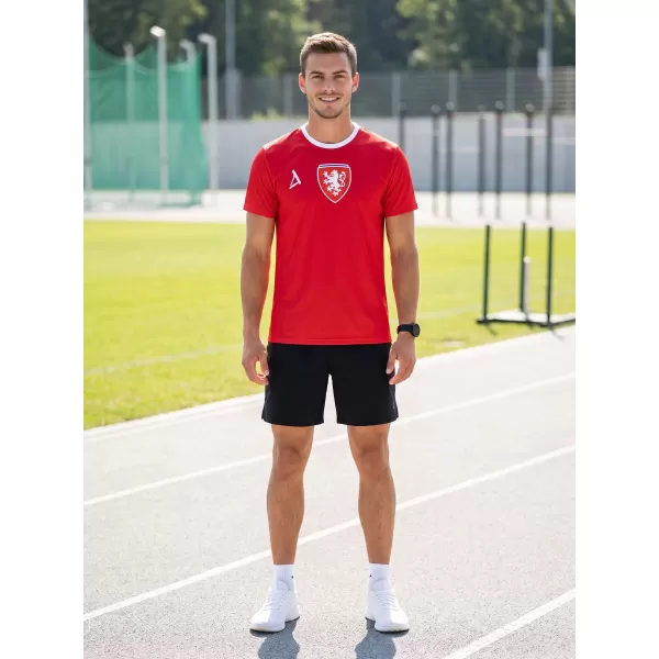  Funktionelles Premium-T-Shirt für Herren ALTISPORT VOJ/ALM040TR01 ROT 