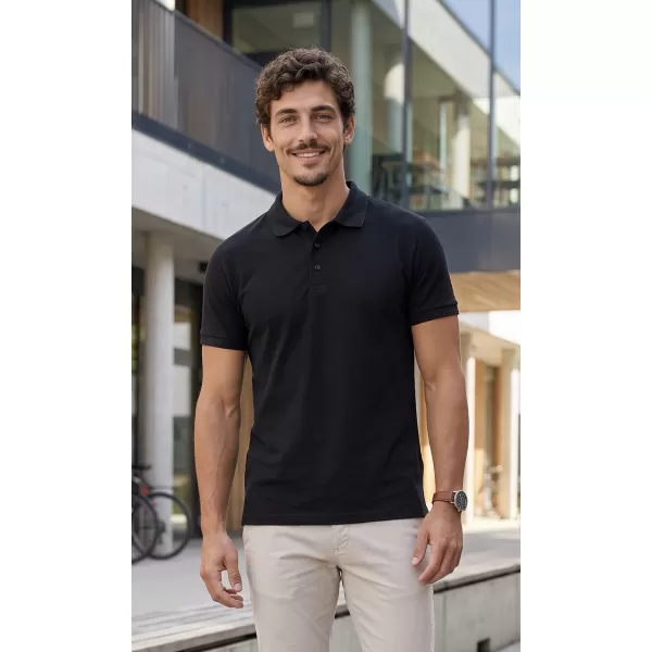  Herren-T-Shirt mit Kragen ALTISPORT NoPrint NP/ALM302 EBENHOLZGRAU 