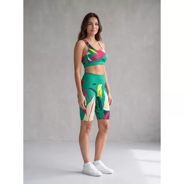  Hochwertige Damen-Funktionsleggings oberhalb des Knies ALTISPORT VOJ/ALW042LEG02 GRÜN 