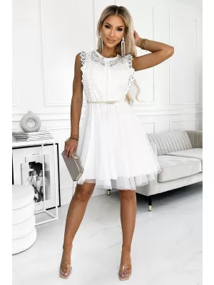 Kleid NUMOCO GRETA 454-1 WEIß