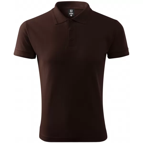  Herren-T-Shirt mit Kragen ALTISPORT NoPrint NP/ALM302 KAFFEE 