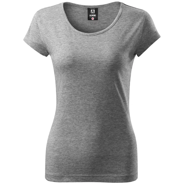 Damen-T-Shirt ALTISPORT NoPrint NP/ALW221 DUNKELGRAUE HIGHLIGHTS 