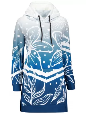 Hochwertiges Funktions-Sweatshirt für Damen ALTISPORT VOJ/ALW045MI03 MARINEBLAU/WEIß