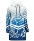 Hochwertiges Funktions-Sweatshirt für Damen ALTISPORT VOJ/ALW045MI03 MARINEBLAU/WEIß