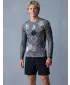 Hochwertiges funktionelles Kompressions-T-Shirt für Herren ALTISPORT VOJ/ALM037TR03 GRAU