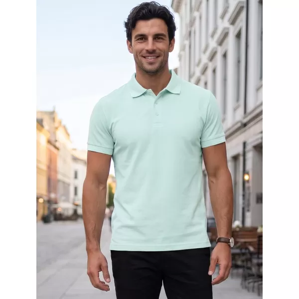  Herren-T-Shirt mit Kragen ALTISPORT NoPrint NP/ALM302 FROST 