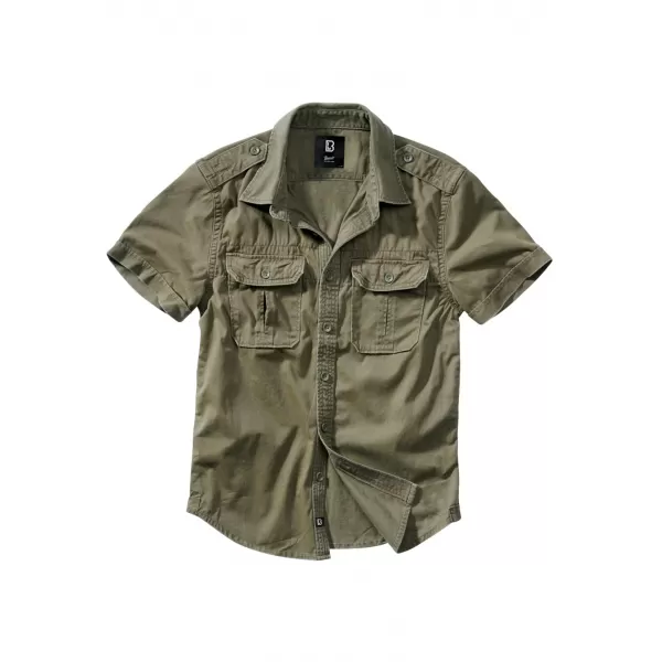  Hemd BRANDIT VINTAGE BD4024 OLIVE 