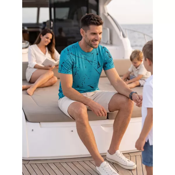  Funktionelles Premium-T-Shirt für Herren ALTISPORT VOJ/ALM034TR01 SMARAGD 