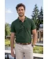 Herren-T-Shirt mit Kragen ALTISPORT NoPrint NP/ALM302 FLASCHENGRÜN