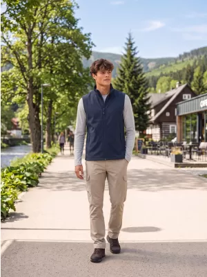 Herren-Softshellweste ALTISPORT NoPrint NP/ALM8211NJ MARINE/MARINE