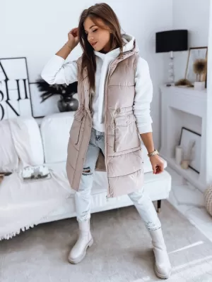 Weste DSTREET LADISA TY3289 KARAMELL
