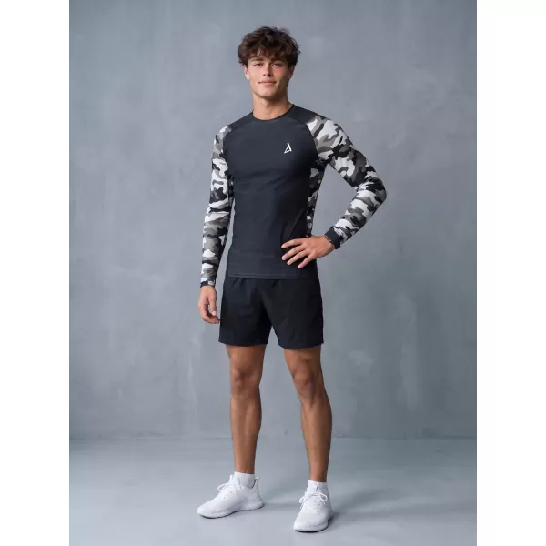  Funktionelle Kompression von Männern t -Shirt Premium ALTISPORT VOJ/ALM038TR03 SCHWARZ UND WEIß 
