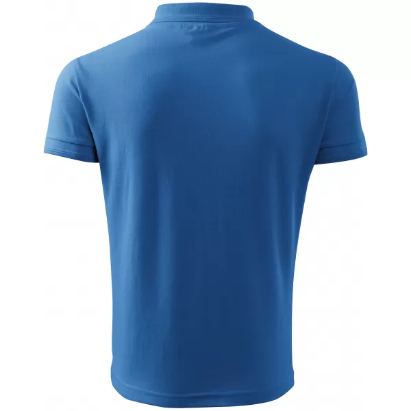  Herren-T-Shirt mit Kragen ALTISPORT NoPrint NP/ALM302 AZURBLAU 