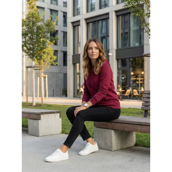  Damen-Sweatshirt ALTISPORT NoPrint NP/ALW579NJ WEIN 