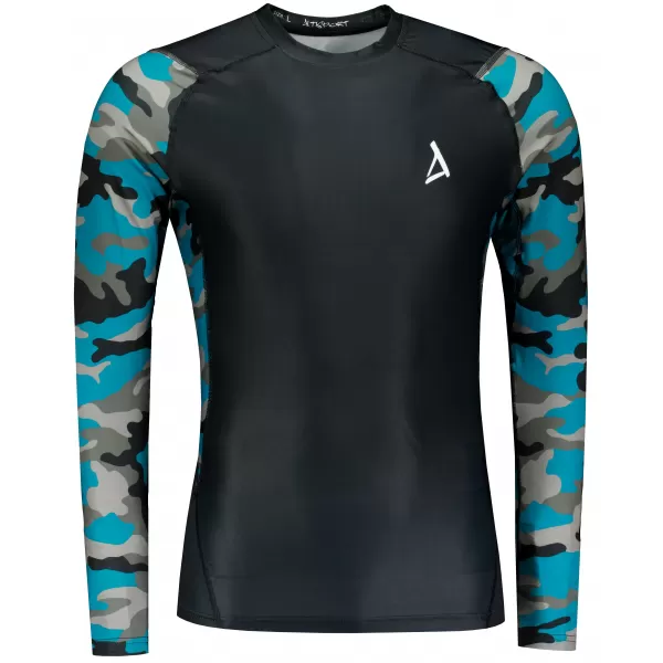  Funktionelle Kompression von Männern t -Shirt Premium ALTISPORT VOJ/ALM038TR03 KEROSIN/SCHWARZ 