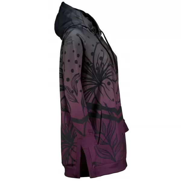  Hochwertiges Funktions-Sweatshirt für Damen ALTISPORT VOJ/ALW045MI03 LILA/SCHWARZ 
