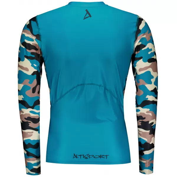  Funktionelle Kompression von Männern t -Shirt Premium ALTISPORT VOJ/ALM038TR03 KEROSIN/BROWN 
