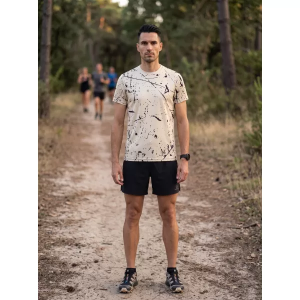  Funktionelles Premium-T-Shirt für Herren ALTISPORT VOJ/ALM034TR01 BRAUN 