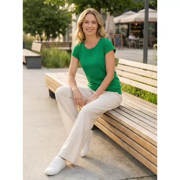  Damen-T-Shirt ALTISPORT NoPrint NP/ALW021 MITTELGRÜN 