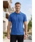 Herren-T-Shirt mit Kragen ALTISPORT NoPrint NP/ALM302 AZURBLAU