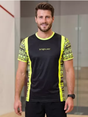 Funktionelles Premium-T-Shirt für Herren ALTISPORT VOJ/ALM043TR01 NEON GELB