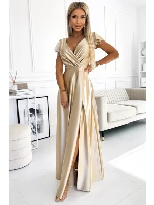 Kleid NUMOCO CRYSTAL 411-7 BEIGE