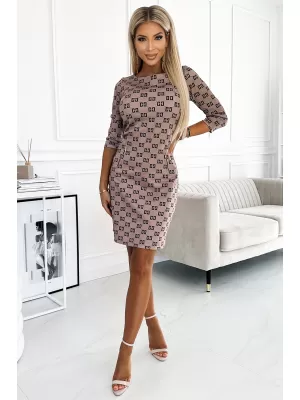 Kleid NUMOCO MARY 420-3 BEIGE