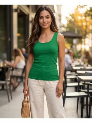 Damen-Tanktop ALTISPORT NoPrint NP/ALW631 MITTELGRÜN