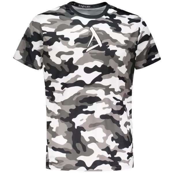  Funktionelles Premium-T-Shirt für Herren ALTISPORT VOJ/ALM038TR01 SCHWARZ UND WEIß 