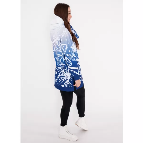  Hochwertiges Funktions-Sweatshirt für Damen ALTISPORT VOJ/ALW045MI03 MARINEBLAU/WEIß 