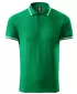 Herren-T-Shirt mit Kragen ALTISPORT NoPrint NP/ALM912 MITTELGRÜN