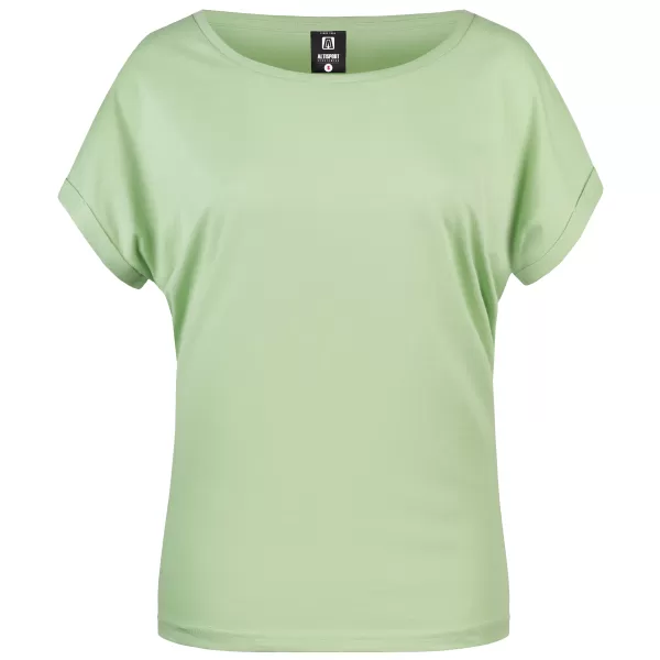  Damen-T-Shirt ALTISPORT NoPrint NP/ALW5008 SANFTES GRÜN 