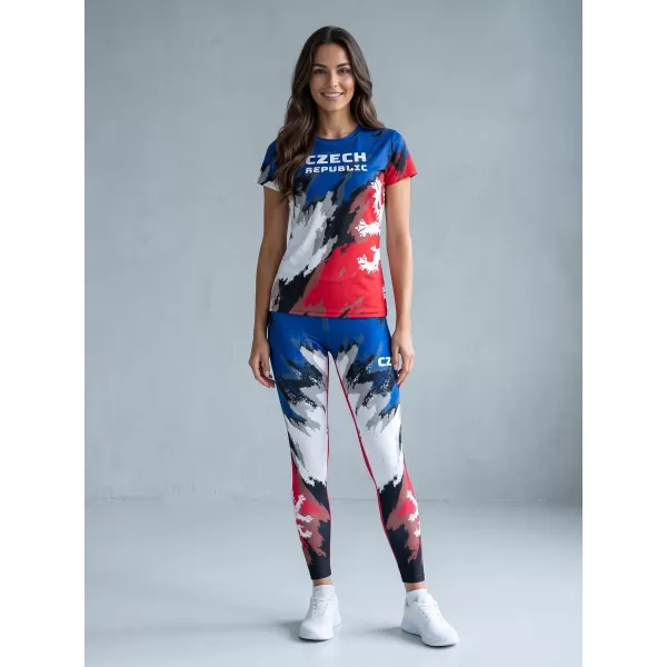  Lange Premium-Funktionsleggings für Damen ALTISPORT VOJ/ALW036LEG01 STREIFEN 
