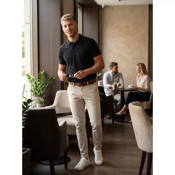  Herren-T-Shirt mit Kragen ALTISPORT NoPrint NP/ALM302 ANTHRAZIT-HIGHLIGHT 