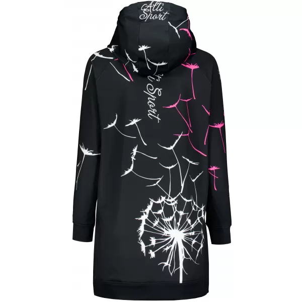  Hochwertiges Funktions-Sweatshirt für Damen ALTISPORT VOJ/ALW035MI03 SCHWARZ/ROSA 