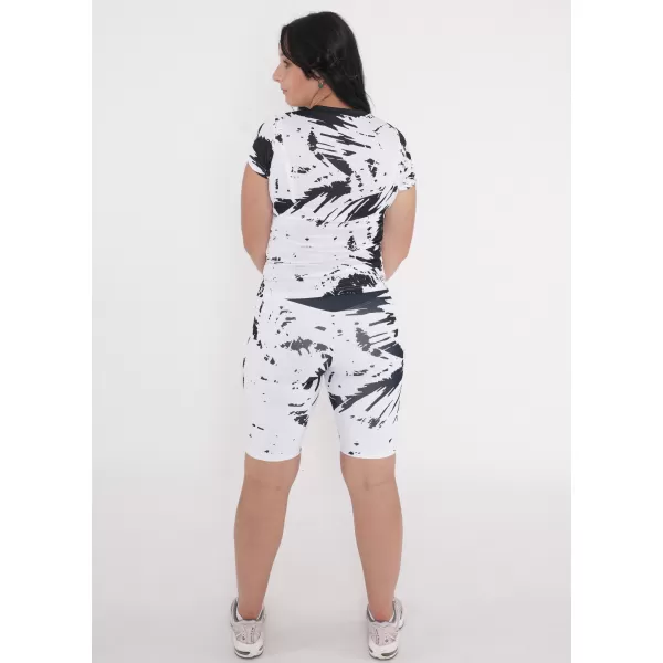  Hochwertige Damen-Funktionsleggings oberhalb des Knies ALTISPORT VOJ/ALW036LEG02 ABSTRAKTION 