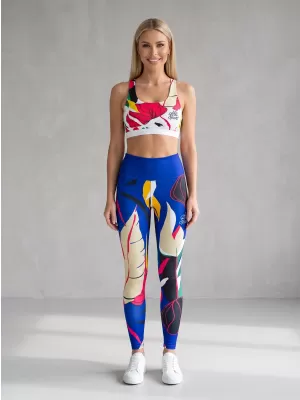 Lange Premium-Funktionsleggings für Damen ALTISPORT VOJ/ALW042LEG01 BLAU