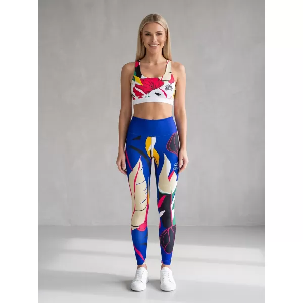  Lange Premium-Funktionsleggings für Damen ALTISPORT VOJ/ALW042LEG01 BLAU 