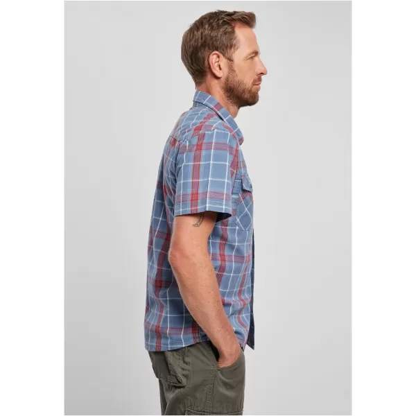 Hemd BRANDIT ROADSTAR BD4012 ROT/BLAU 