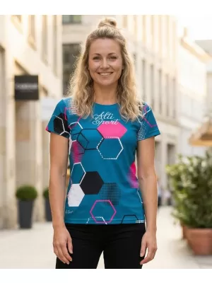 Hochwertiges Funktions-T-Shirt für Damen ALTISPORT VOJ/ALW037TR01 KEROSIN/ROSA