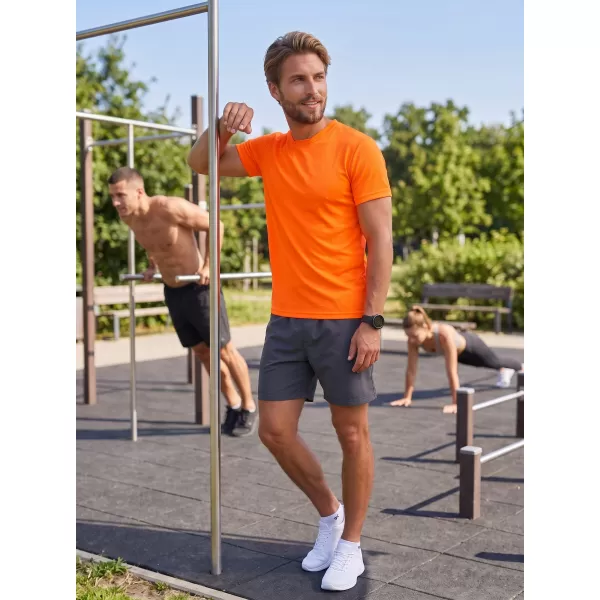 Funktions-T-Shirt für Herren ALTISPORT NoPrint NP/ALM421 NEON ORANGE 