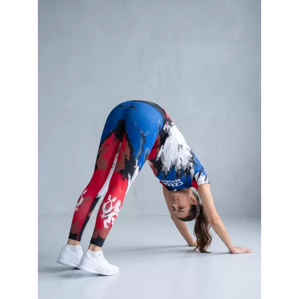  Lange Premium-Funktionsleggings für Damen ALTISPORT VOJ/ALW036LEG01 STREIFEN 