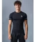 Hochwertiges Funktions-Kompressions-T-Shirt mit kurzen Ärmeln für Herren ALTISPORT VOJ/ALM000TR04 SCHWARZ