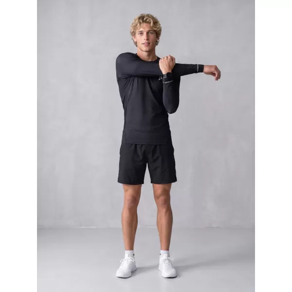  Hochwertiges funktionelles Kompressions-T-Shirt für Herren ALTISPORT VOJ/ALM000TR03 SCHWARZ 
