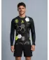 Hochwertiges funktionelles Kompressions-T-Shirt für Herren ALTISPORT VOJ/ALM037TR03 SCHWARZ UND GELB